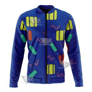 Bojack Hourseman Mr Peanutbutter Blue Cosplay Bomber Jacket