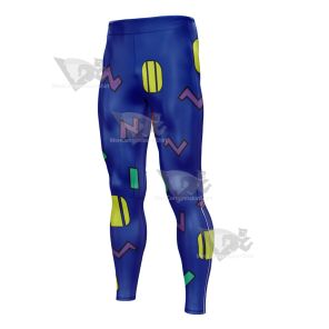 Bojack Hourseman Mr Peanutbutter Blue Mens Compression Legging