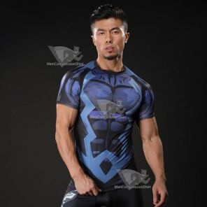 Boltangon Short Sleeve Compression Shirt For Men