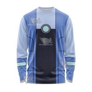 Bravest Warriors Chris Kirkman Blue Cosplay Long Sleeve Shirt