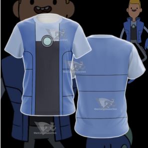 Bravest Warriors Chris Kirkman Blue Cosplay T-Shirt