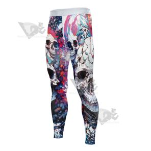 Broken Skeleton Men Compression Legging