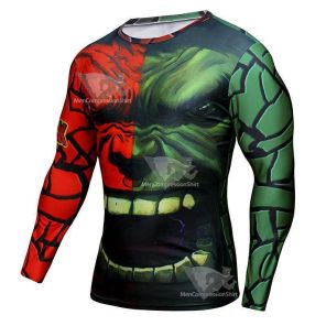 Bruce Banner Long Sleeve Compression Shirt For Men