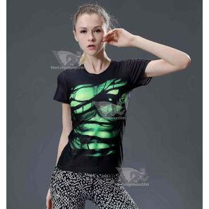 Bruce Banner Short Sleeve Compression Shirt For Women