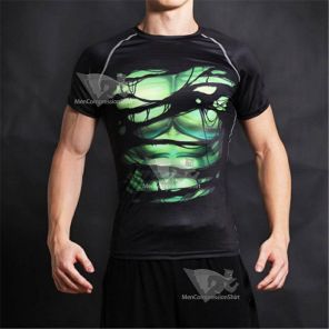 Bruce Banner Short Sleeves Compression Shirt For Men