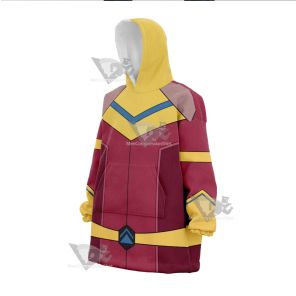 Cleopatra In Space Cleopatra Red Cosplay Snug Oversized Blanket Hoodie