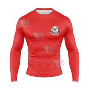 Cobra Kai Eagle Fang Karate Long Sleeve Compression Shirt