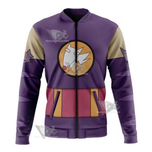 Code Lyoko Odd Purple Cosplay Bomber Jacket