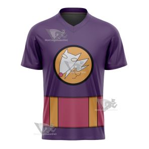 Code Lyoko Odd Purple Cosplay Football Jersey