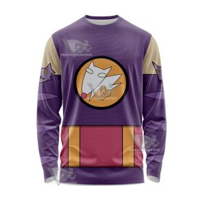 Code Lyoko Odd Purple Cosplay Long Sleeve Shirt