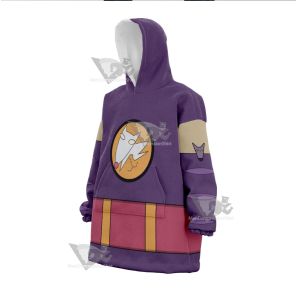 Code Lyoko Odd Purple Cosplay Snug Oversized Blanket Hoodie