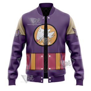 Code Lyoko Odd Purple Cosplay Varsity Jacket