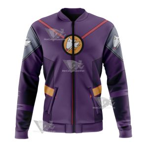 Code Lyoko Odd S4 Purple Cosplay Bomber Jacket