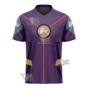 Code Lyoko Odd S4 Purple Cosplay Football Jersey