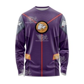 Code Lyoko Odd S4 Purple Cosplay Long Sleeve Shirt