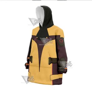 Code Lyoko Ulrichs Yellwo Cosplay Snug Oversized Blanket Hoodie