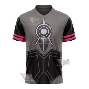 Code Lyoko William Xana Grey Cosplay Football Jersey