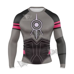 Code Lyoko William Xana Grey Cosplay Long Sleeve Compression Shirt