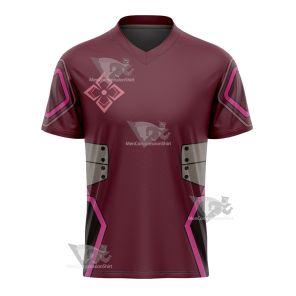 Code Lyoko Yumi Pink Cosplay Football Jersey