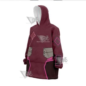 Code Lyoko Yumi Pink Cosplay Snug Oversized Blanket Hoodie