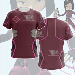 Code Lyoko Yumi Pink Cosplay T-Shirt