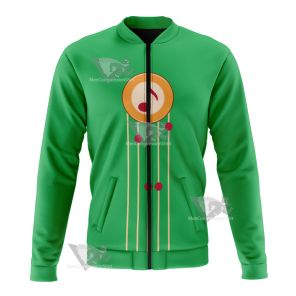 Cucumber Quest Noisemaste Green Cosplay Bomber Jacket