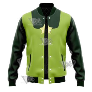 Cucumber Quest Peridot Green Cosplay Varsity Jacket