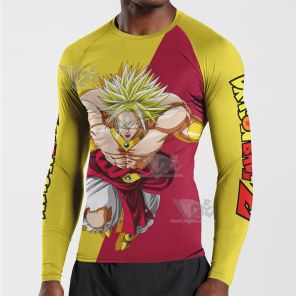 Dbz Super Broly Dragon Ball Z Long Sleeve Compression Shirt