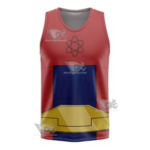 Dc Atom Smasher Red Cosplay Basketball Jersey