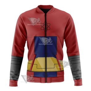 Dc Atom Smasher Red Cosplay Bomber Jacket