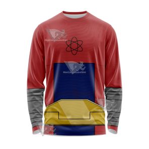 Dc Atom Smasher Red Cosplay Long Sleeve Shirt