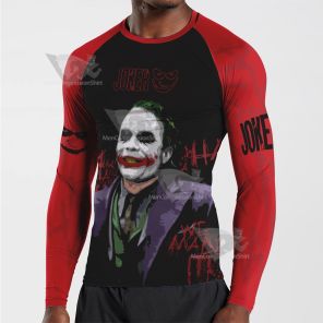 Dc Joker 2019 Joker Batman Black Long Sleeve Compression Shirt