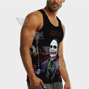 Dc Joker 2019 Joker Batman Black Sleeveless Compression Shirt