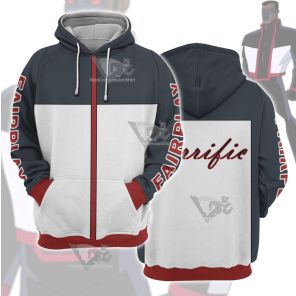 Dc Mr Terrific Grey Cosplay Hoodie