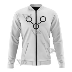 Dc The Changing Man White Cosplay Bomber Jacket