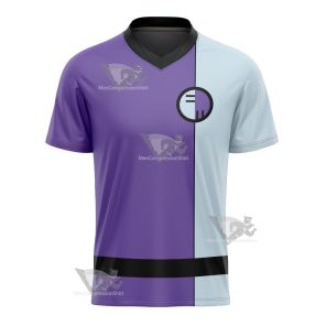 Dc The Elongated Man Purple Cosplay Football Jersey