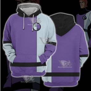 Dc The Elongated Man Purple Cosplay Hoodie