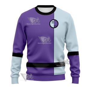 Dc The Elongated Man Purple Cosplay Sweatshirt