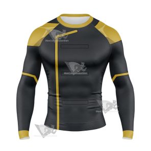 Dc The Ray Grey Cosplay Long Sleeve Compression Shirt