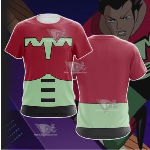 Dc Ultra Boy Red Cosplay T-Shirt