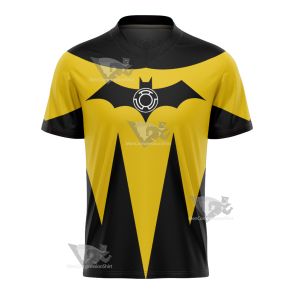 Dc Yellow Lantern Batman Cosplay Football Jersey