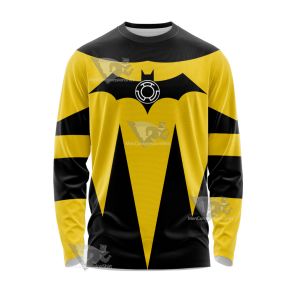 Dc Yellow Lantern Batman Cosplay Long Sleeve Shirt