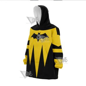 Dc Yellow Lantern Batman Cosplay Snug Oversized Blanket Hoodie