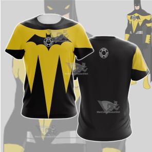 Dc Yellow Lantern Batman Cosplay T-Shirt