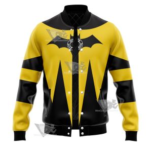 Dc Yellow Lantern Batman Cosplay Varsity Jacket