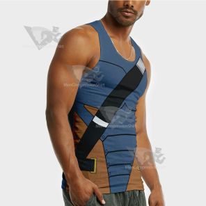 Deathstroke Blue Sleeveless Compression Shirt