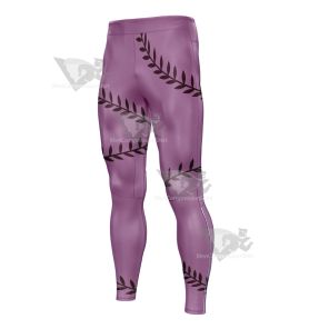 Demon Slayer Berserk Nezuko Pink Mens Compression Legging