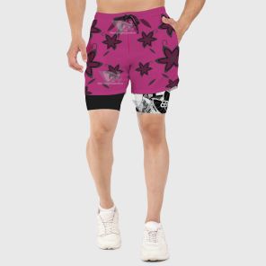 Demon Slayer Daki Pink Men Compression Gym Short