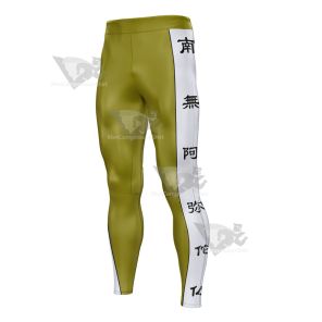 Demon Slayer Gyoume Green Mens Compression Legging