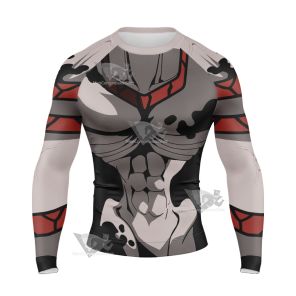 Demon Slayer Gyutaro Long Sleeve Compression Shirt